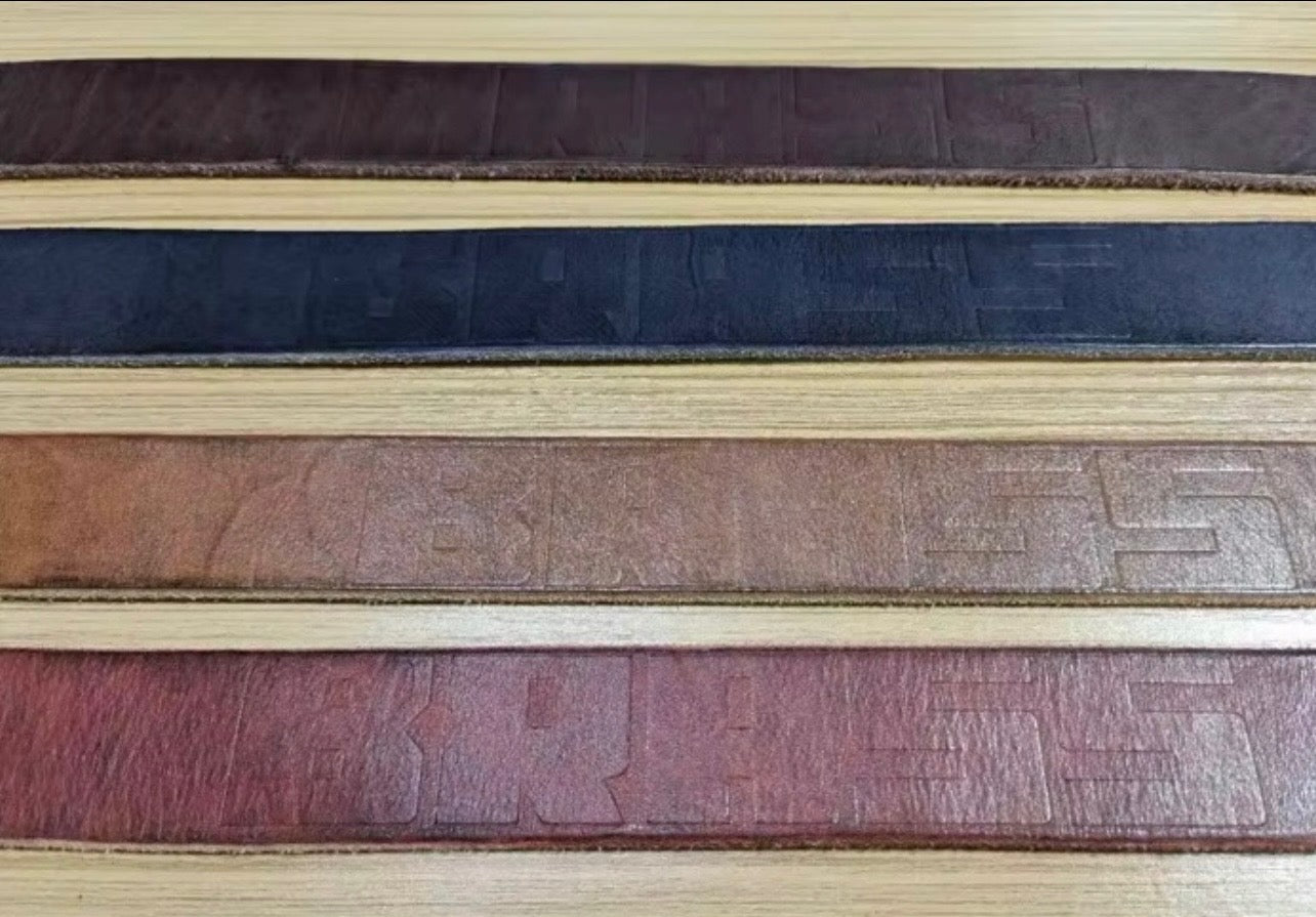 RED BROWN BRASS BELT