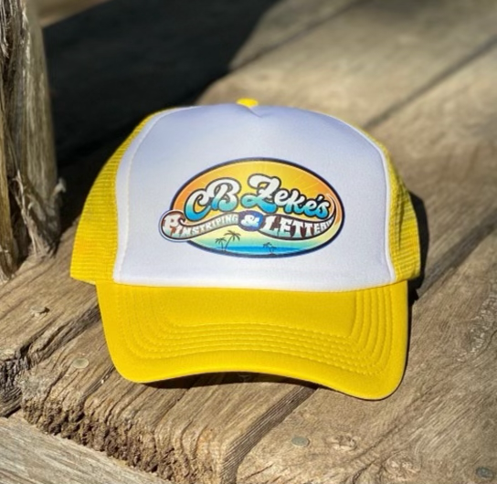 Special Edition CB Zeke Pinstriping and Lettering Hats Limited Supply