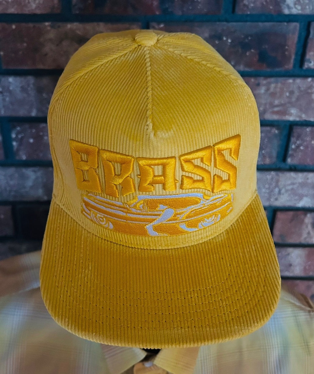 Brass Corduroy 3D Embossed Hat